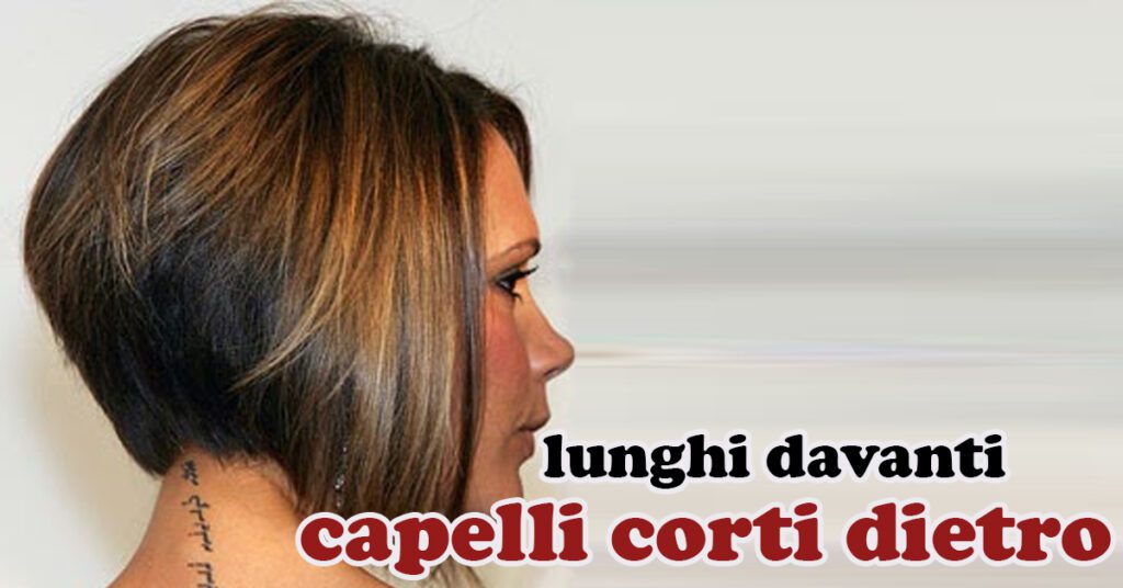 Capelli corti dietro e lunghi davanti